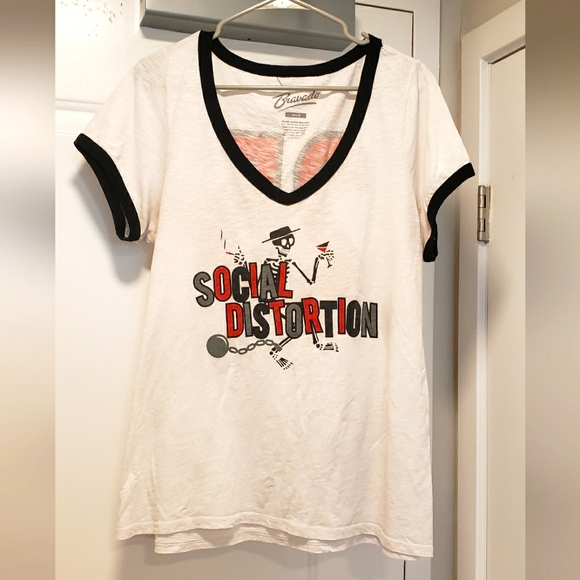 Social Distortion T-shirt Bravado Women's Oversized small - Picture 1 of 5